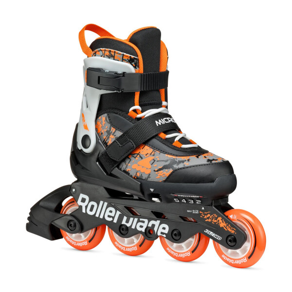 Kolečkové brusle Rollerblade MICROBLADE SL Black/Orange Velikost EUR: 28-32