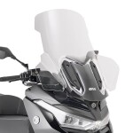 D9256St plexi čiré Voge Sr4 350 (22-25), vxš735x670, o 200 mm vyšší