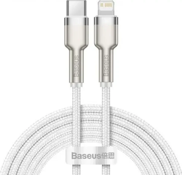 Baseus CATLJK-B02 Kabel USB-C (M) - Lightning (M) 2 m bílá / 20W (CATLJK-B02)