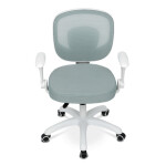 Dětská židle, výškově nastavitelná, zelená síťovina, KA-K1062 GRN