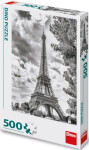 Puzzle Eiffelova věž černobílá 500 dílků
