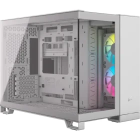Corsair iCUE LINK 2500X RGB bílá / Micro-ATX / 1x USB-C 3.2 / 2x USB-A 3.2 / 2x 120mm RGB / bez zdroje / průhledná bočni (CC-9011268-WW)