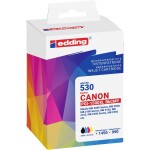 KMP Ink náhradní Epson T0711, T0712, T0713, T0714 kompatibilní kombinované balení černá, azurová, purppurová, žlutá E107