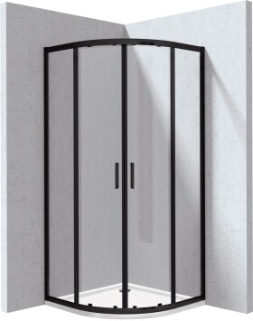 DEANTE - Funkia Evo čtvrtkruh sprchový kout s vaničkou, 90x90 cm KYPPN099P