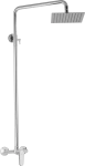 JB Sanitary Sprchová sestava s baterií FINERY s horním vývodem, 20x20cm SF 61 000 00 1