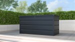 Rojaplast MAX F úložný box 1 036 l - tmavě šedá