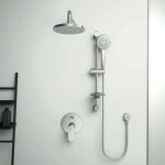 IDEAL STANDARD - Cerafine O Sprchový set s baterií pod omítku, s tělesem, 3 proudy, průměr 20 cm, chrom BD189AA