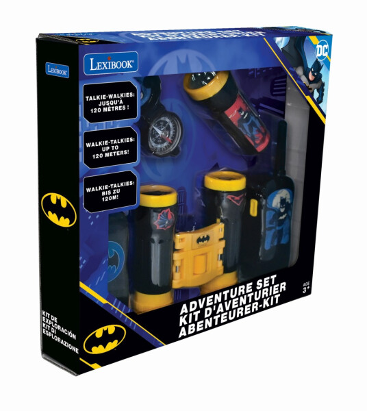 Lexibook Batman set vysílačky, dalekohled, baterka, kompas - Alltoys Lexibook