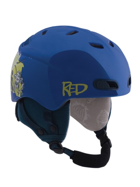 Red BUZZCAP BLU dětská helma na snowboard - YL