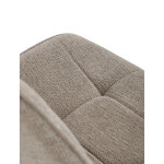 Jídelní židle, hnědá, látka, HC-T1130 CAP2