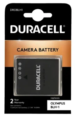 DURACELL Baterie pro Olympus BLH-1 / černá / 2000 mAh / 14 Wh (DROBLH1)
