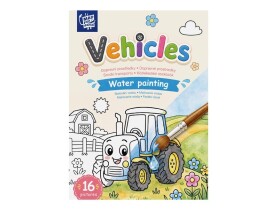 Omalovánky vodové - Dopravní prostředky - 16 stran
