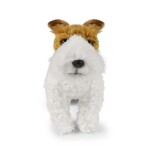 Plyšový pes foxteriér Dášenka stojící 30 cm