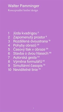 Konceptuální knižní design - Walter Pamminger