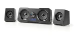 Nedis Herní reproduktory 2.2 / Reproduktor / USB napájení / Jack 3,5 mm / 48 W / LED (GSPR21022BK)