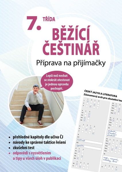 Běžící češtinář – příprava na přijímačky, 7. třída - Jarmil Vepřek