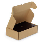 20 x Poštovní krabice Rigibox 520x250x80mm, plochá, hnědá