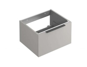 KLUDI - Icos Umyvadlová skříňka, 60x50x35 cm, 1 zásuvka, matná písečně šedá 50S60O2