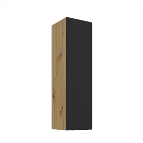 Horní skříňka Aria 30 G-108 1F Barva korpusu: Dub artisan, Barva dvířek: BL - Black AFM