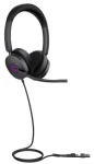 Yealink UH48 Dual (UC) černá / Stereo náhlavní souprava / mikrofon / USB-C USB-A / kabel 1,7 m (1308152)