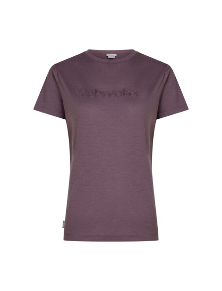 ICEBREAKER Wmns Merino 150 Tech Lite SS Tee IBStitchlin, Grey Plum velikost: XS