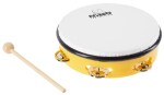 NINO Percussion NINO51Y ABS Tambourine 8” - Yellow