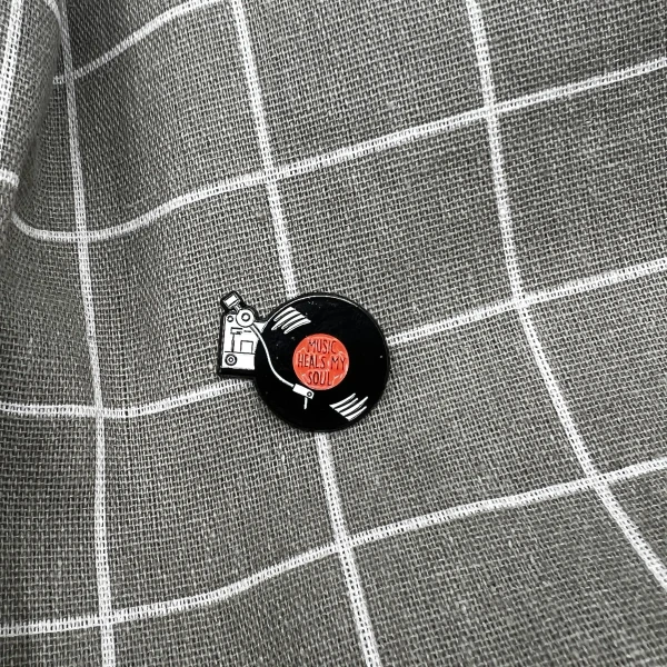 Pinarna.cz Gramofon s vinylovou deskou - Music heals my soul / Hudba léčí mou duši