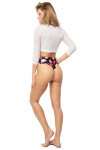 Dámská tanga Kiss Me maxi - JULIMEX černá L
