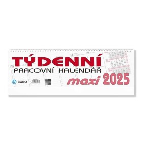 Pracovní kalendář 2025 Maxi stolní kalendář