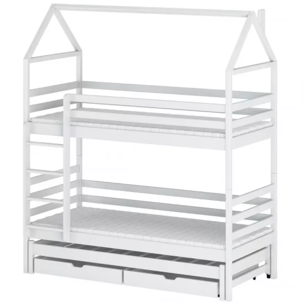 Posteľ Domček Dalia 80x160 white