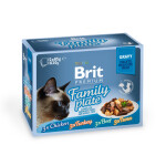 Brit Premium Cat D Fillets in Gravy Family Plate 1020g + Množstevní sleva