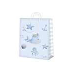 Dárková taška malá - Narození chlapečka velryba (17,8 × 9,8 × 22,9 cm) - Albi