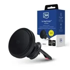 3mk Car MagCharger držák do auta do větrací mřížky / bezdrátové nabíjení (5903108583428)