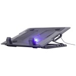 Conceptronic CNBCOOLSTAND1F chladící podložka pod notebook / pro 17 notebook / 1x 12.5 cm větrák / USB napájení (CNBCOOLSTAND1F)