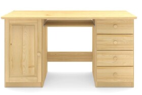 KLASA-NÁBYTEK.cz Psací stůl PS4106 - borovice - hl. 48 cm