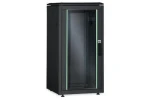 Digitus Unique 42U černá / Rozvaděč / 2053x800x1000 mm / Skleněné dveře / Nosnost 800 kg / IP20 (DN-19 42U-8/10-B-1)