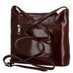 Luxusní dámská kožená crossbody kabelka Jessie, hnědá