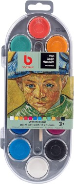 Bruynzeel, 60399007, Van Gogh Museum, sada vodových barev, 13 ks