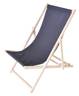 ROJA Bahama POLYESTER lehátko dřevěné přírodní - GRAFIT