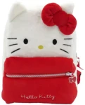 Plyšový batůžek Hello Kitty / Dětský batoh / 23 × 30 × 12 cm (101)