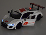Mamido Sportovní kovové autíčko Audi R8 LMS 1:32 s efekty
