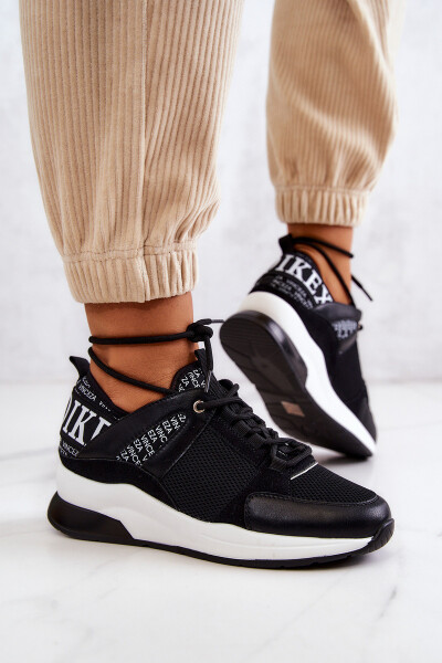 Sportovní Boty Tenisky Na Klínu Černá Lorey 37