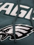 New Era Pánská mikina Philadelphia Eagles NFL Felt Logo Throwback Hoodie Velikost: M