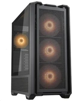 COUGAR MX600 černá / PC skříň / E-ATX / ATX / micro-ATX / mini-ITX / RGB / průhledná bočnice / bez zdroje (CGR-57C9B-RGB)