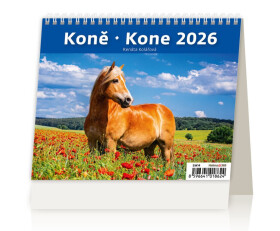 Kalendář stolní 2026 - MiniMax Koně/Kone