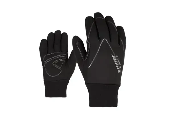 Ziener Unico Junior dětské zimní rukavice Black vel. M
