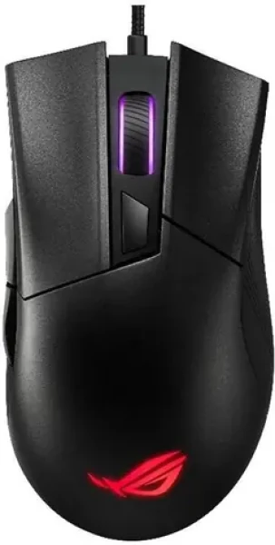 ASUS ROG GLADIUS II CORE černá / Herní optická myš / 6200dpi / USB / 2m (90MP01D0-B0UA00)
