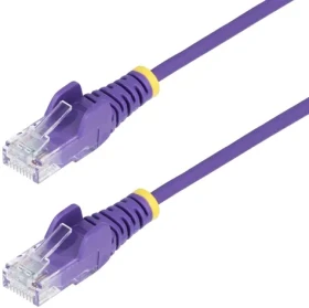 StarTech CAT6 Slim fialová (N6PAT100CMPLS) / Síťový kabel / RJ-45 / 1 m / PoE (N6PAT100CMPLS)