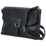 Trendy dámská koženková crossbody kabelka Derika, tmavě modrá