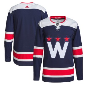 Adidas Pánský dres Washington Capitals NHL Alternate Authentic Jersey - Navy Velikost: 54 (XL)
